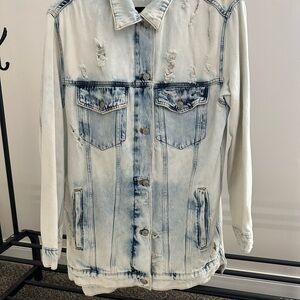 Free People We The Free Light Blue Denim Jacket